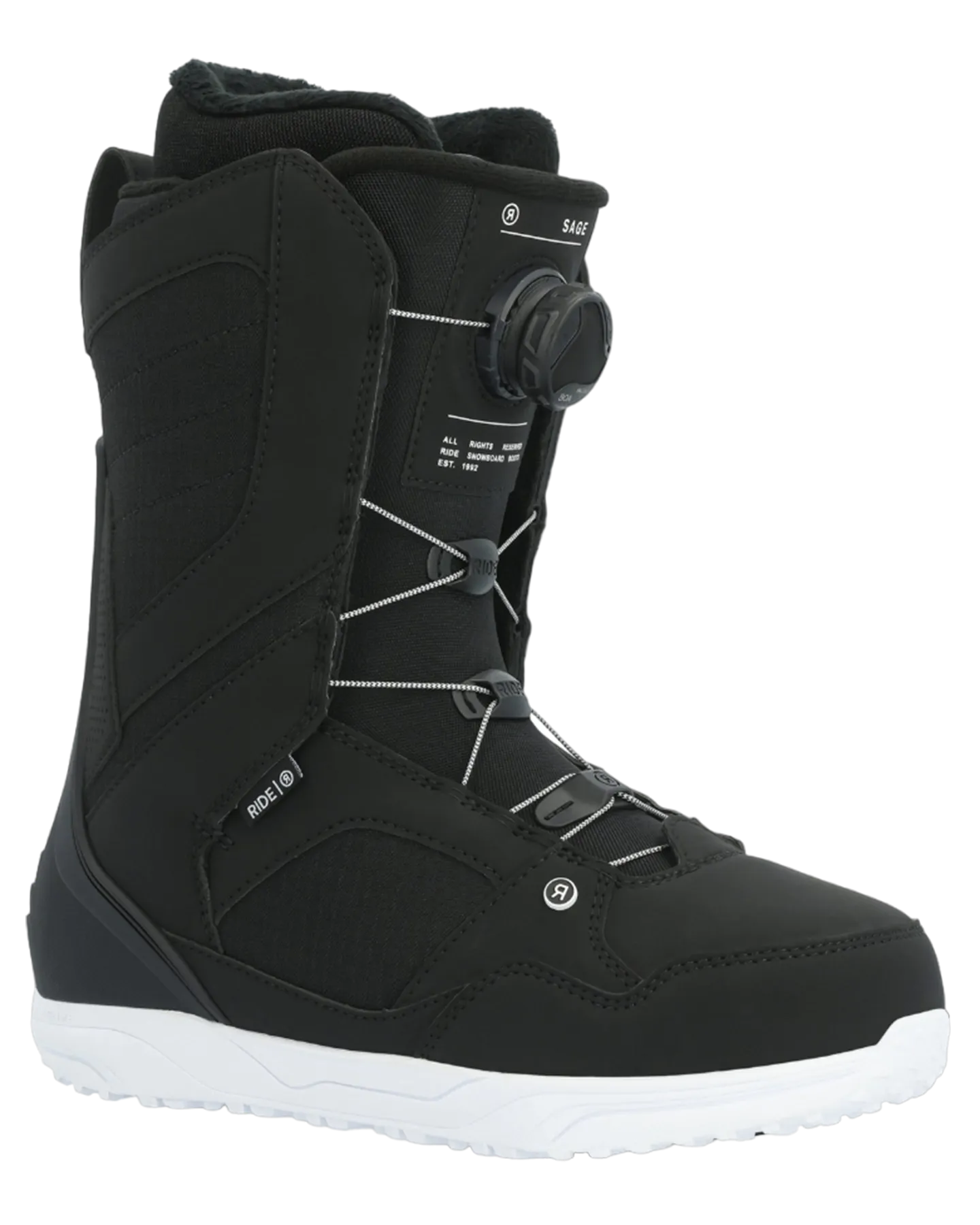 Ride Women's Sage Boa Snowboard Boots - Black - 2024