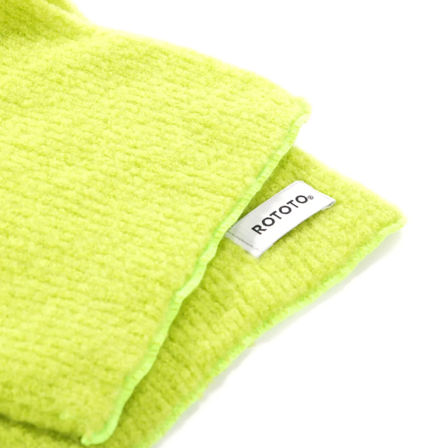 ROTOTO SOCKSTOLE MERINO BOUCLE LIME