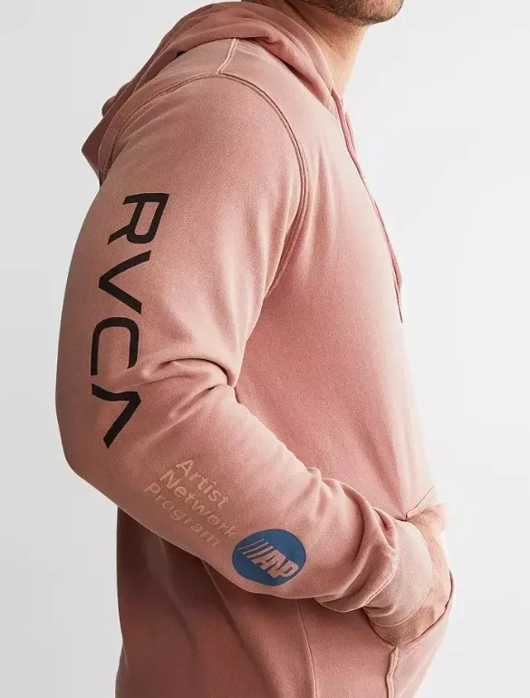 RVCA  |Unisex Street Style Long Sleeves Plain Oversized Logo