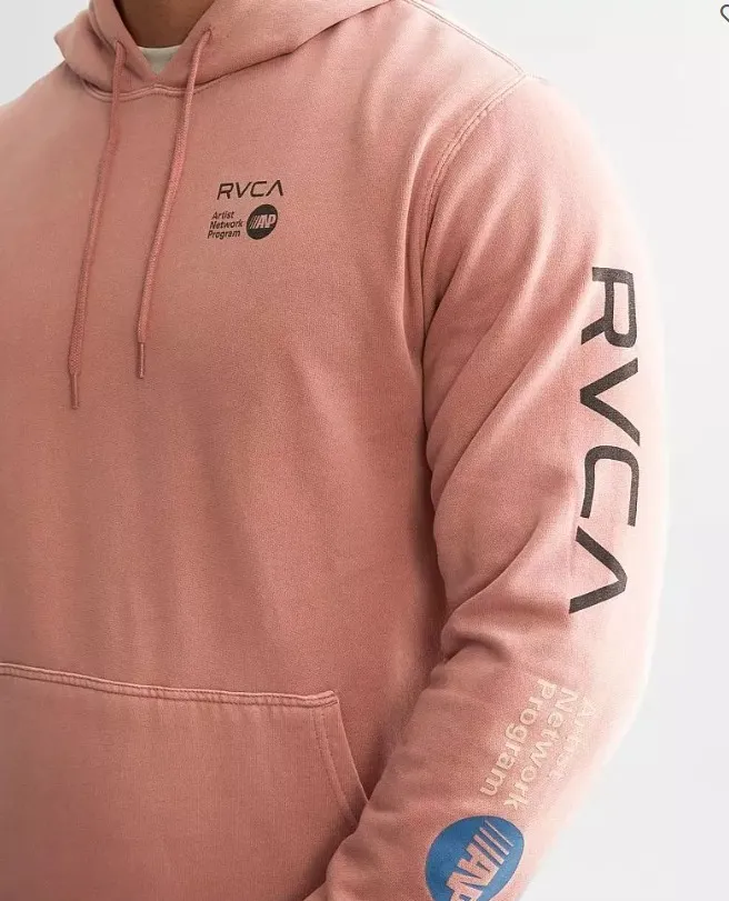 RVCA  |Unisex Street Style Long Sleeves Plain Oversized Logo