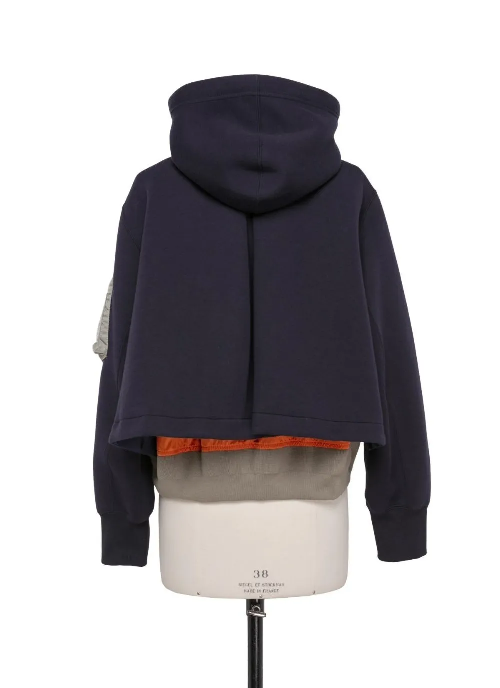 sacai  |Sweat Nylon Blended Fabrics Street Style Bi-color