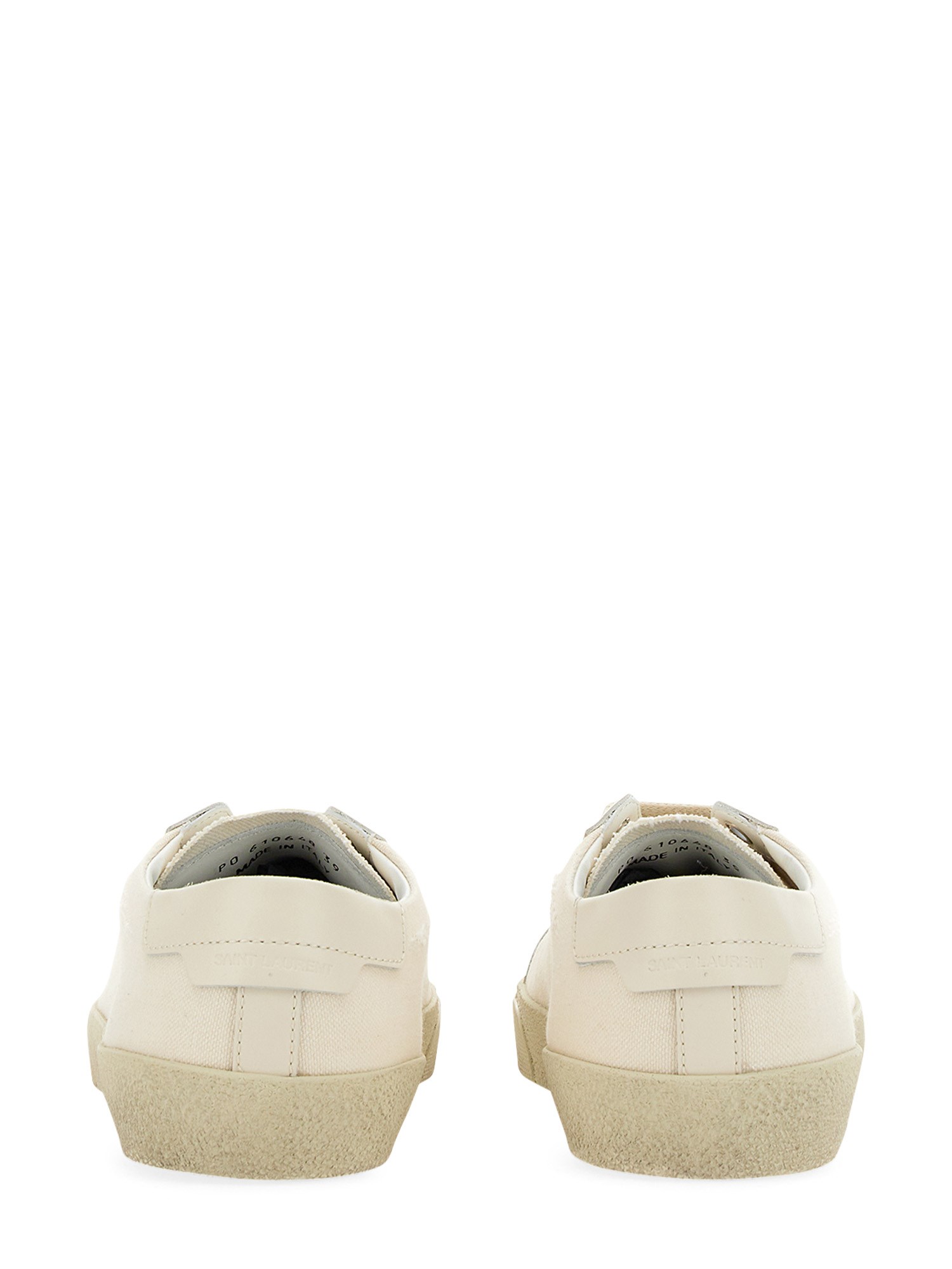 SAINT LAURENT    COURT SL/066 SNEAKER WITH EMBROIDERED LOGO