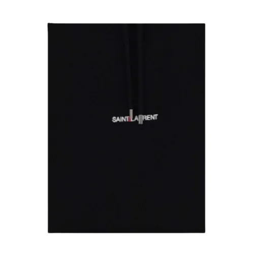 Saint Laurent  |Unisex Street Style Long Sleeves Plain Cotton Oversized Logo