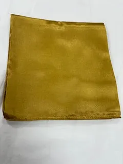 Sateen Scarf, Dark Gold