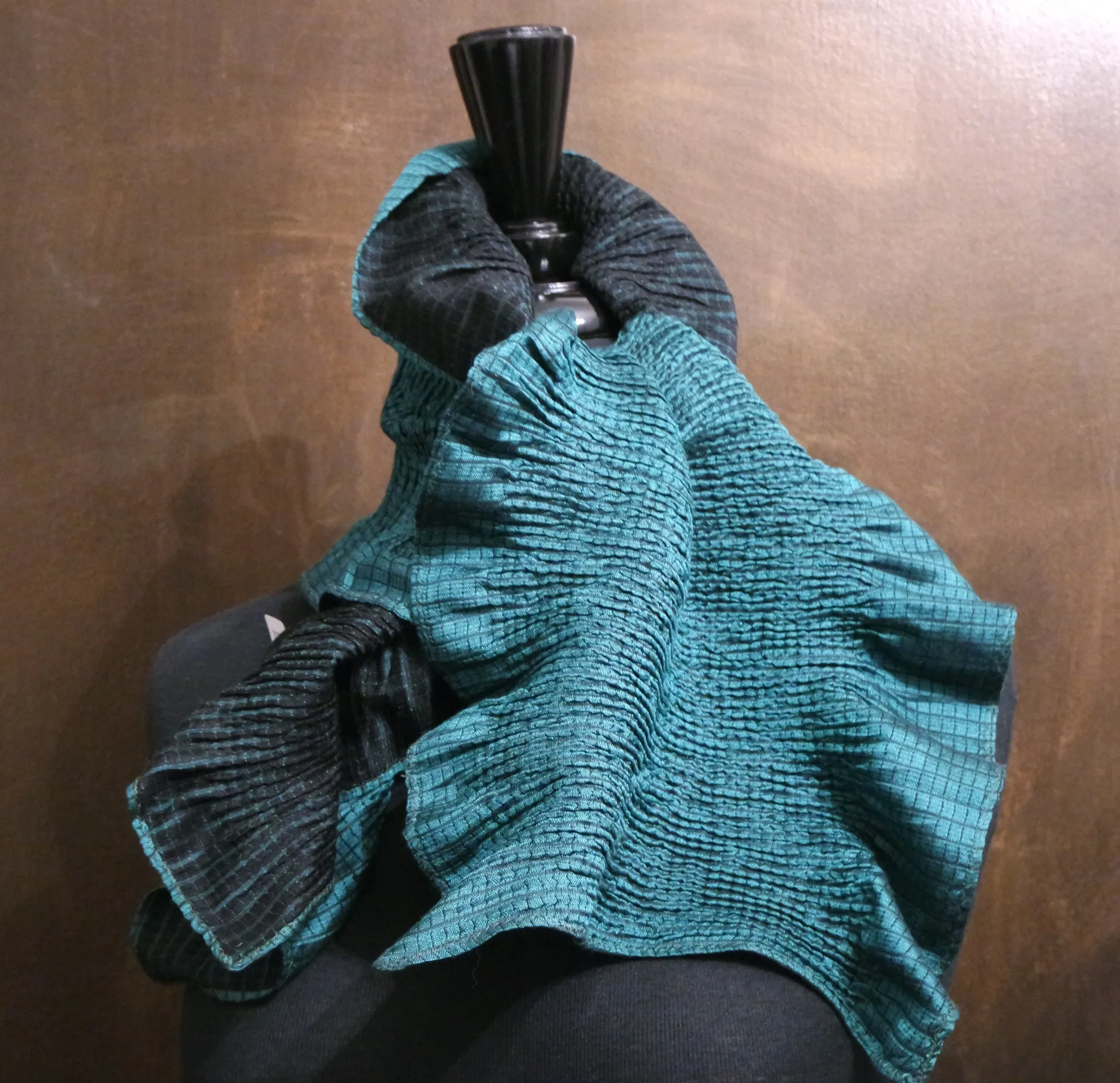 Sieva Silk Ruffled Scarf