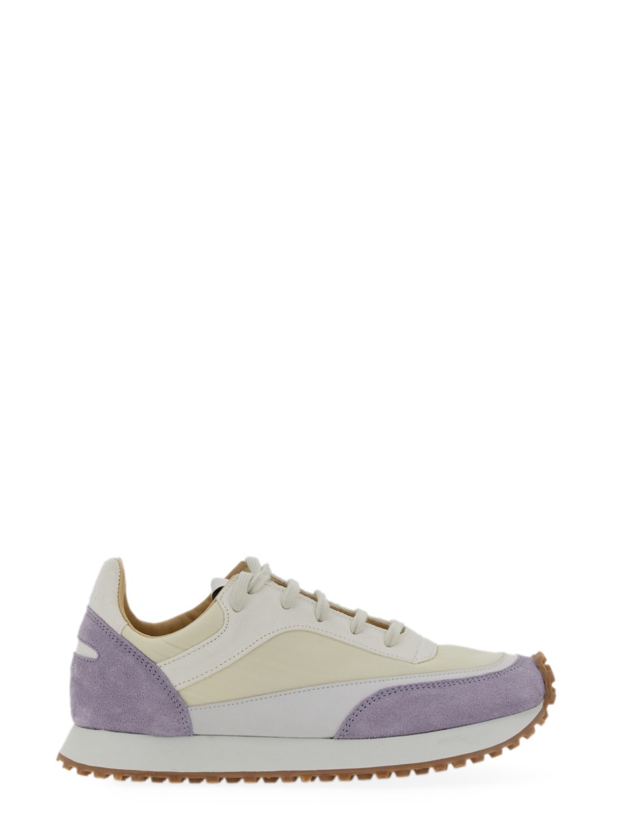 SPALWART    TEMPO LOW SNEAKER IN MESH AND NAPPA LEATHER