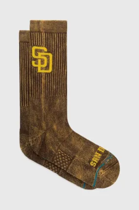 Stance socks Fade Sd brown color A556A24FSD