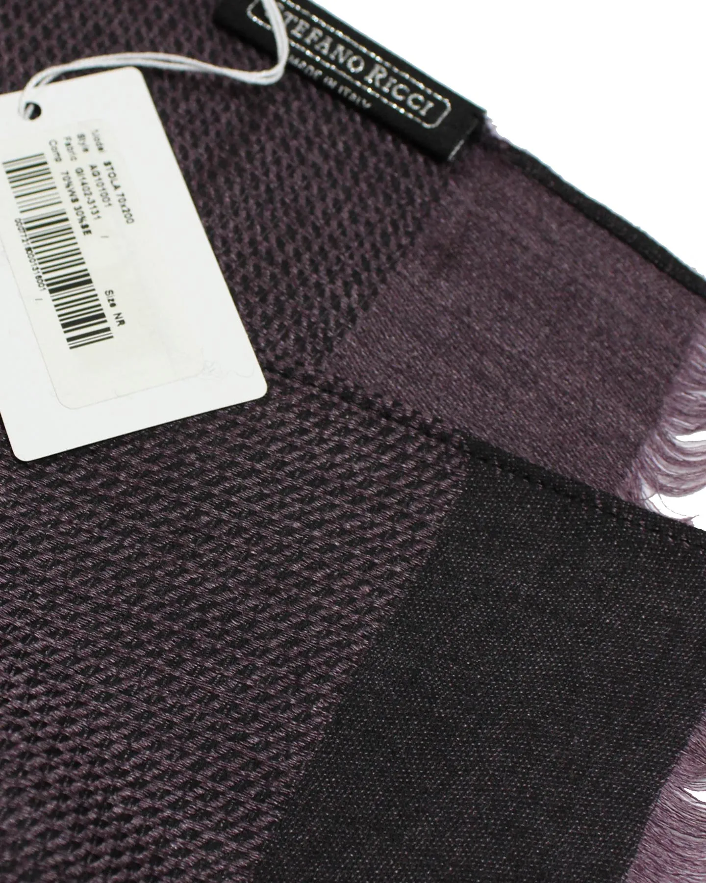 Stefano Ricci Scarf Dusk Purple - Luxury Cashmere Silk Shawl