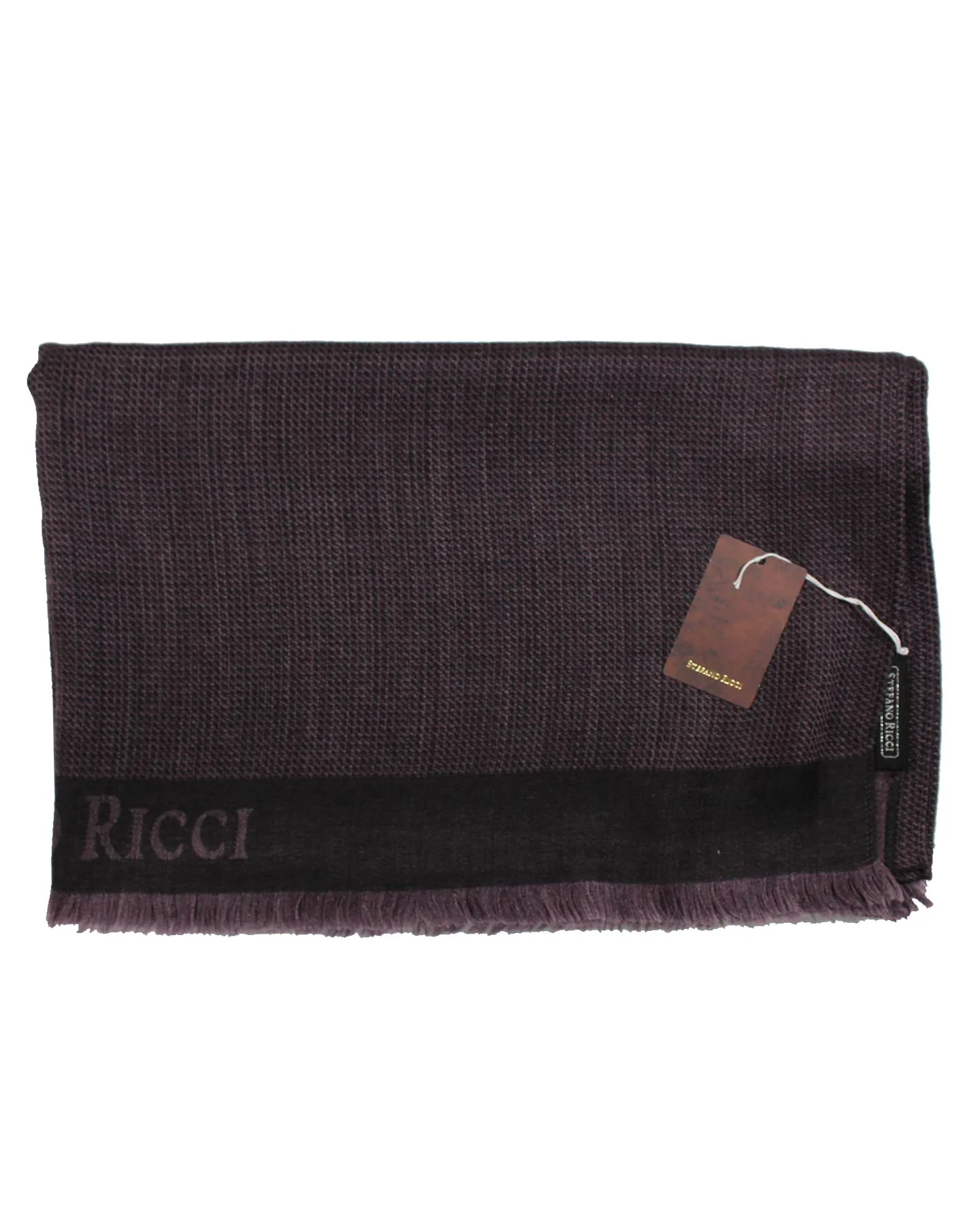 Stefano Ricci Scarf Dusk Purple - Luxury Cashmere Silk Shawl