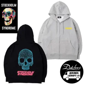 STOCKHOLM SYNDROME  |Unisex Street Style Long Sleeves Cotton Oversized Logo