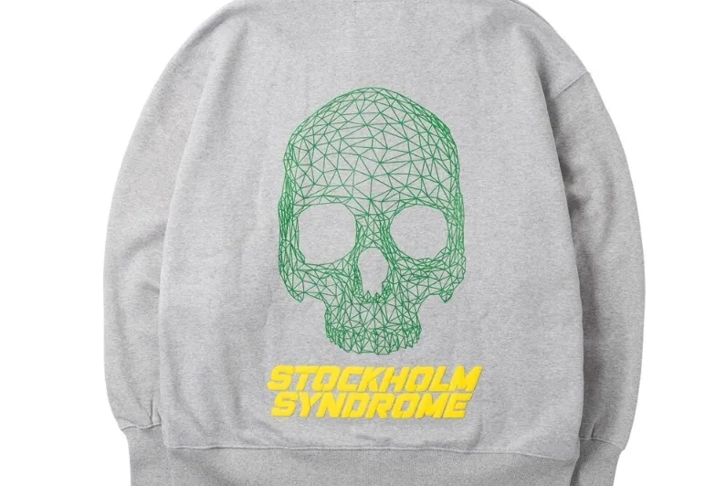 STOCKHOLM SYNDROME  |Unisex Street Style Long Sleeves Cotton Oversized Logo