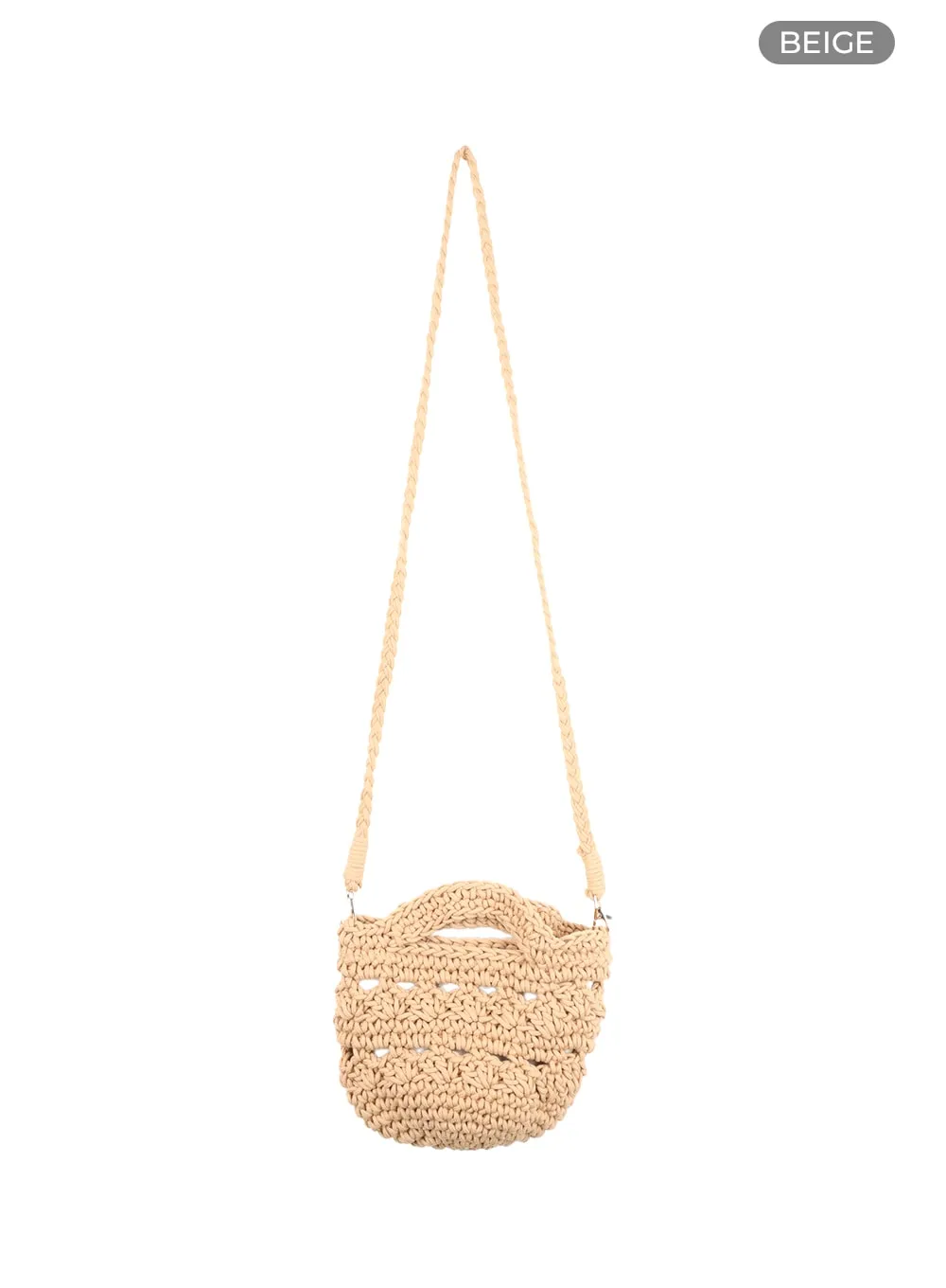 Straw Crochet Crossbody Bag CA411