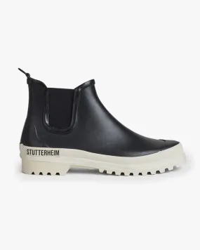 Stutterheim Chelsea Rainwalker Black/White