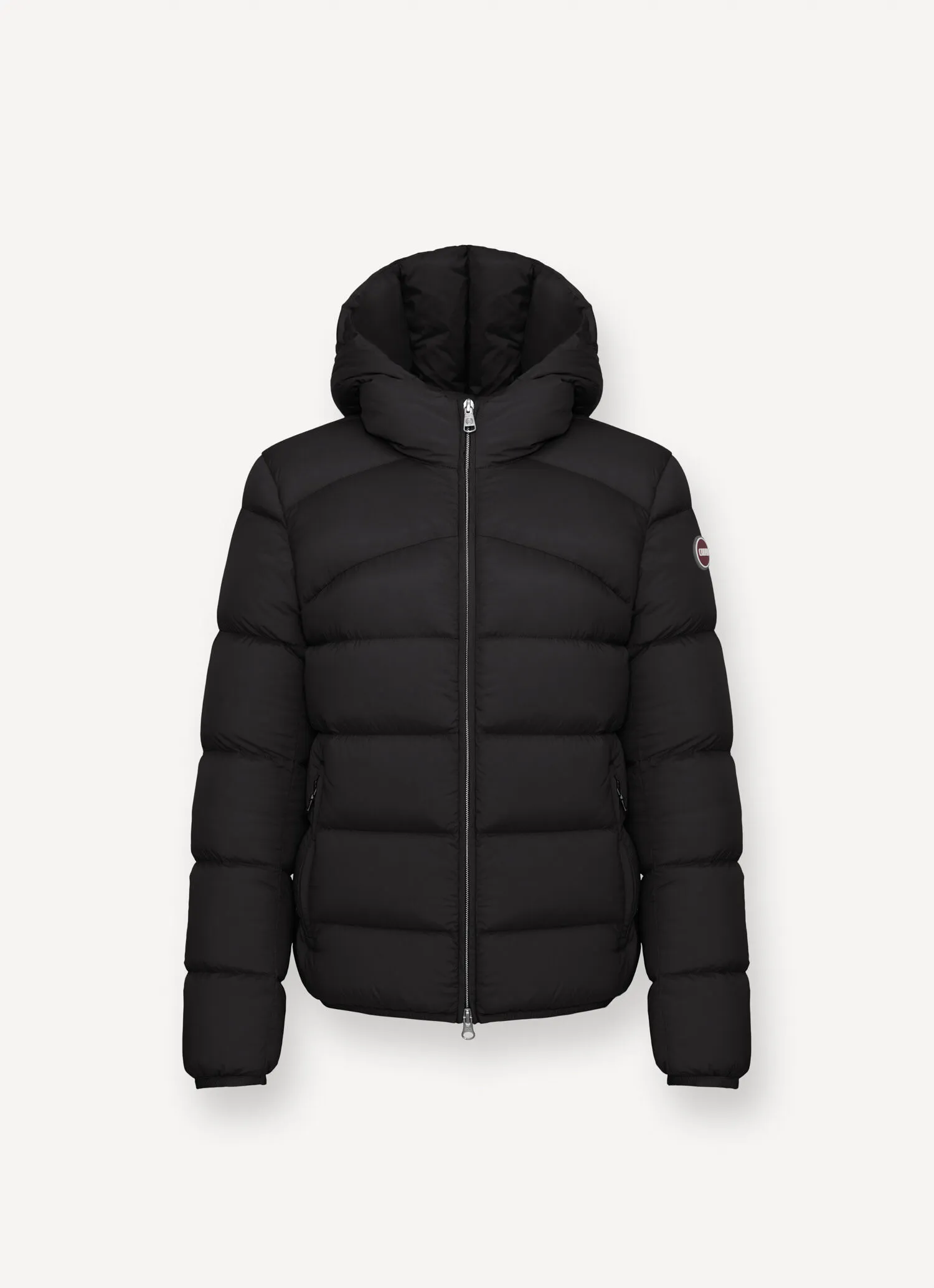 Super-matte stretch down jacket-