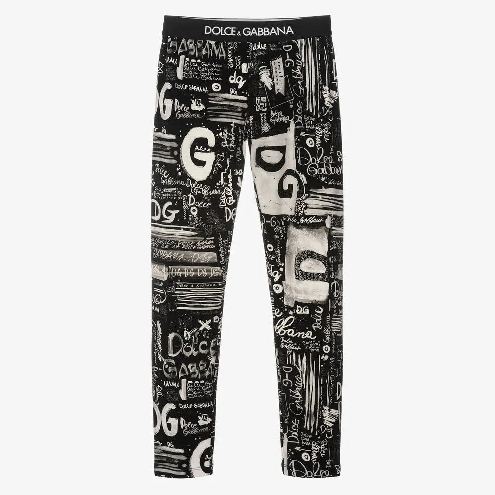 Teen Girls Graffiti Leggings