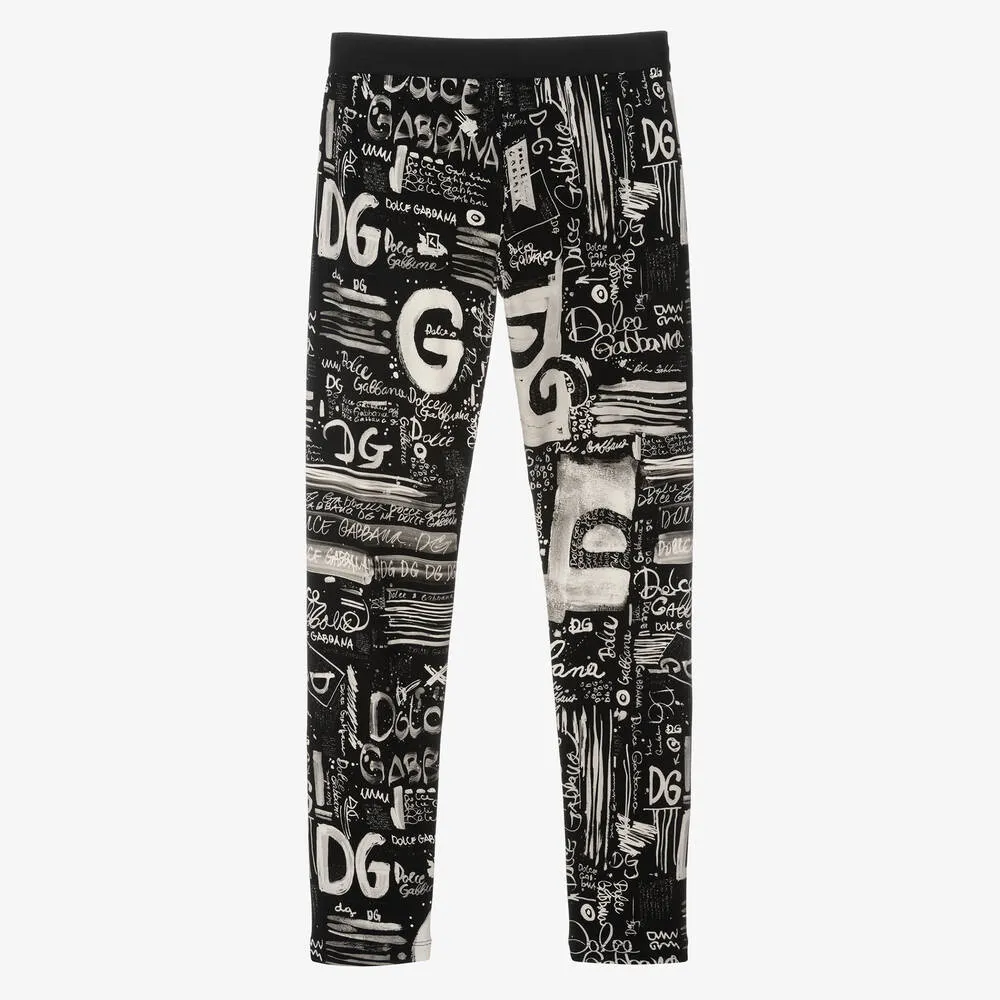 Teen Girls Graffiti Leggings