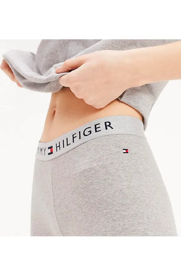 Tommy Hilfiger Women Waistband Logo Leggings Grey