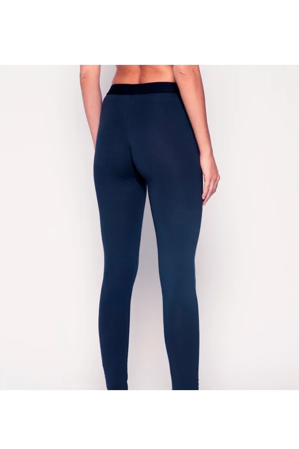 Tommy Hilfiger Women Waistband Logo Leggings Navy