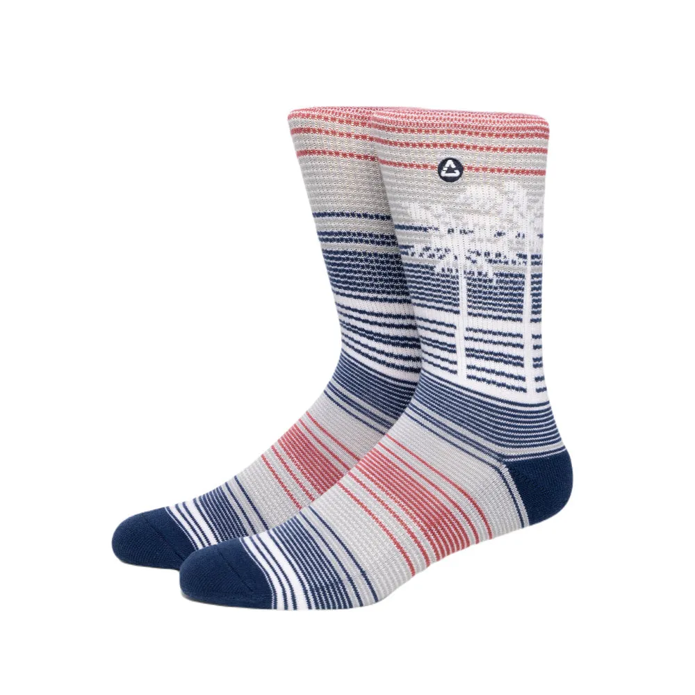 TRAVISMATHEW WARMER WATERS WHITE SOCKS