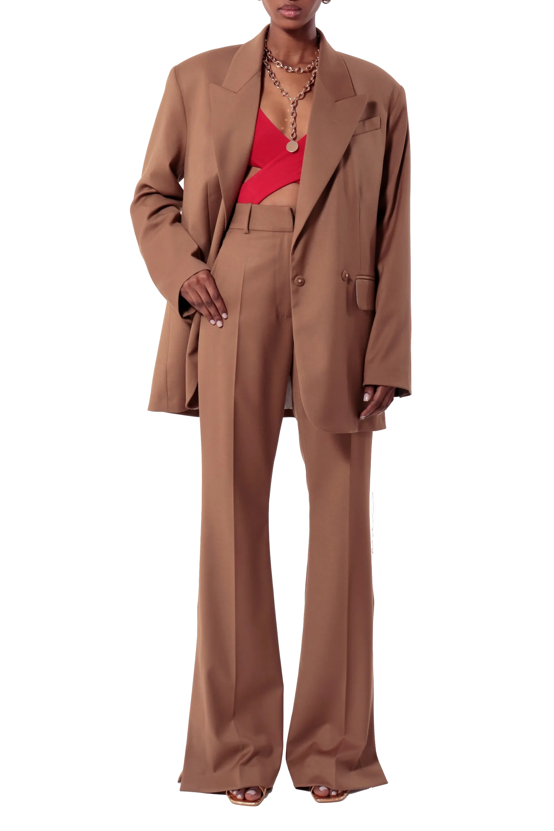 Trousers Camilla Camel Brown