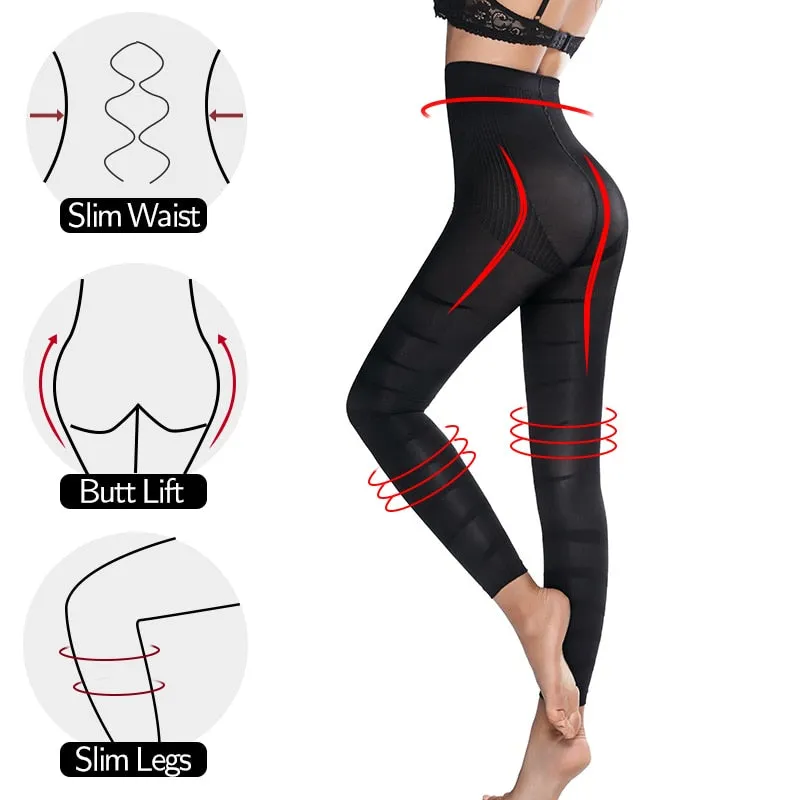 Tummy Control Shaper Compression Tight Pants Leg Shaping Leggings