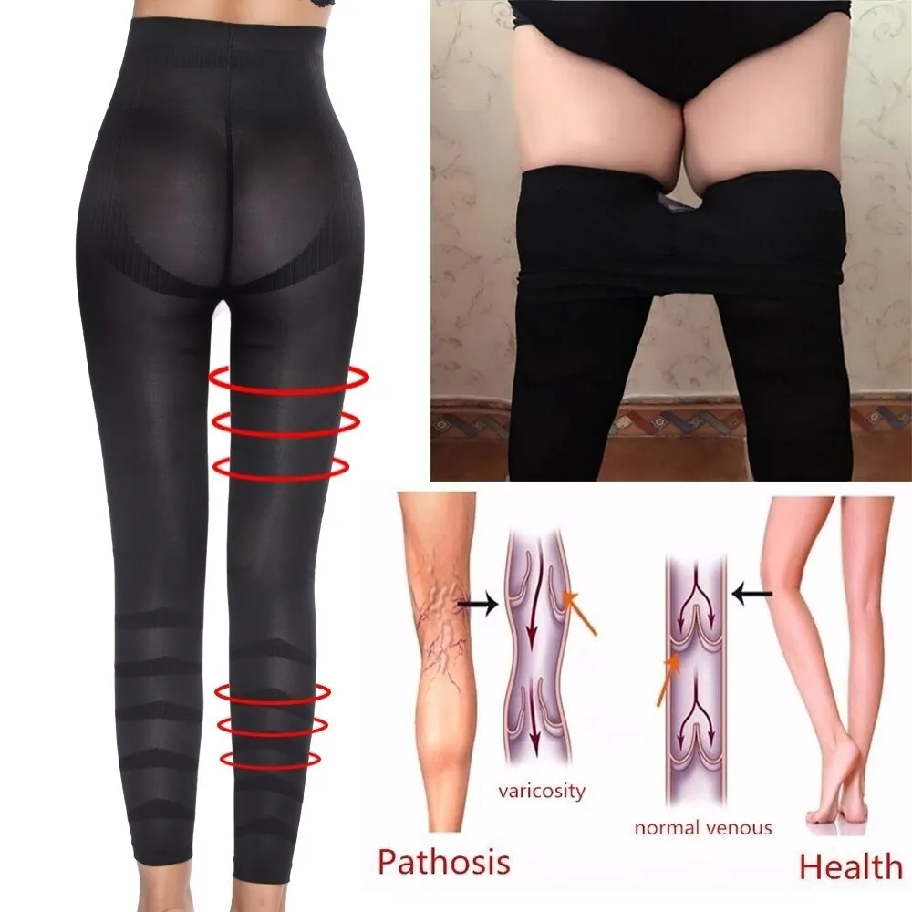 Tummy Control Shaper Compression Tight Pants Leg Shaping Leggings