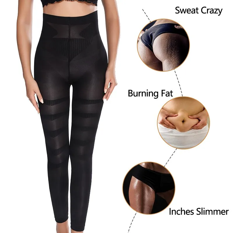 Tummy Control Shaper Compression Tight Pants Leg Shaping Leggings