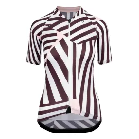 VELOCIO DAZZLE ULTRALIGHT WOMENS JERSEY BLACK CHERRY