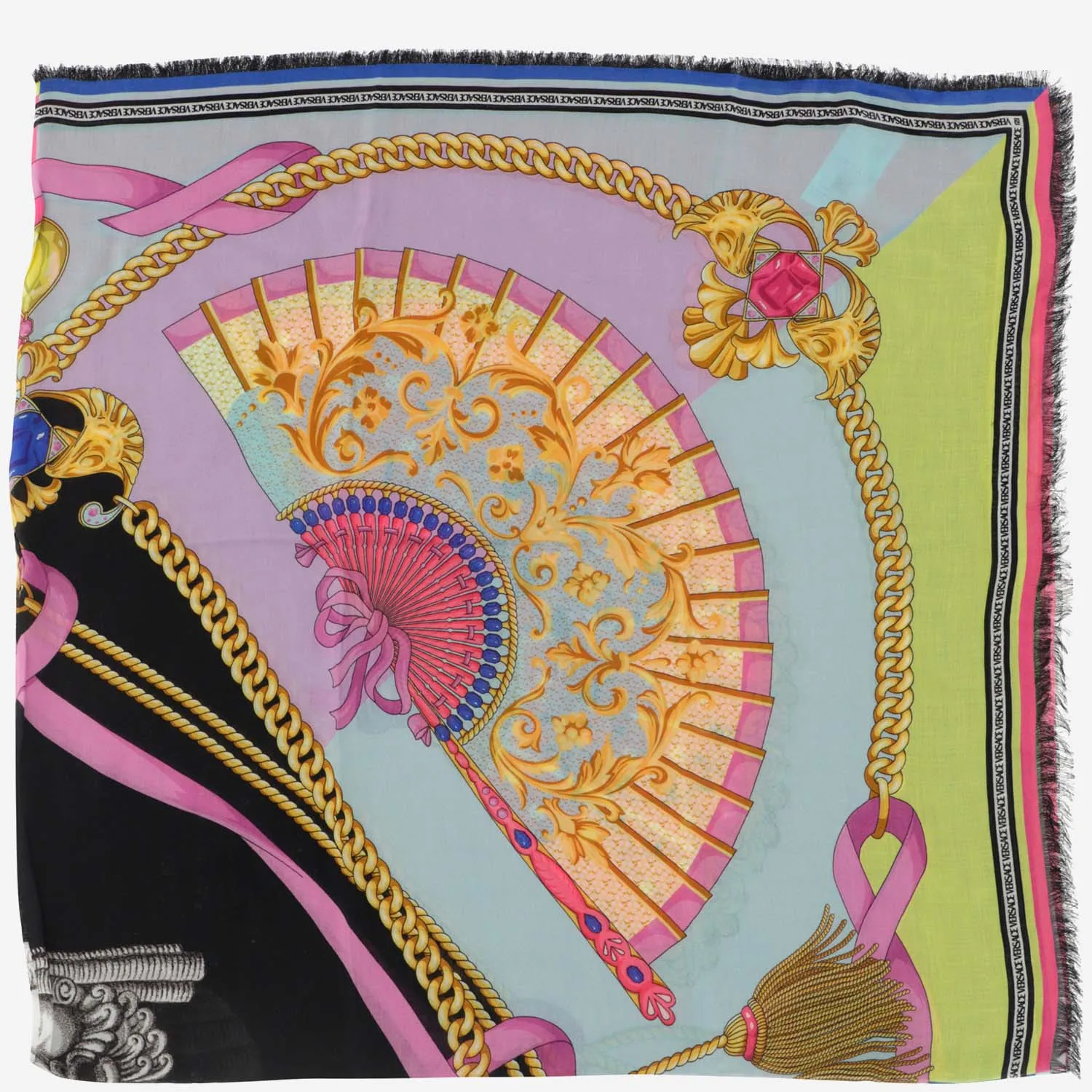 Versace Allover Printed Scarf