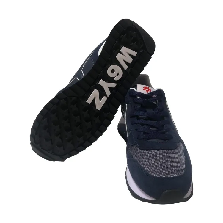 W6YZ YAK-M 2015185 07 Sneaker Uomo Stringate Blu