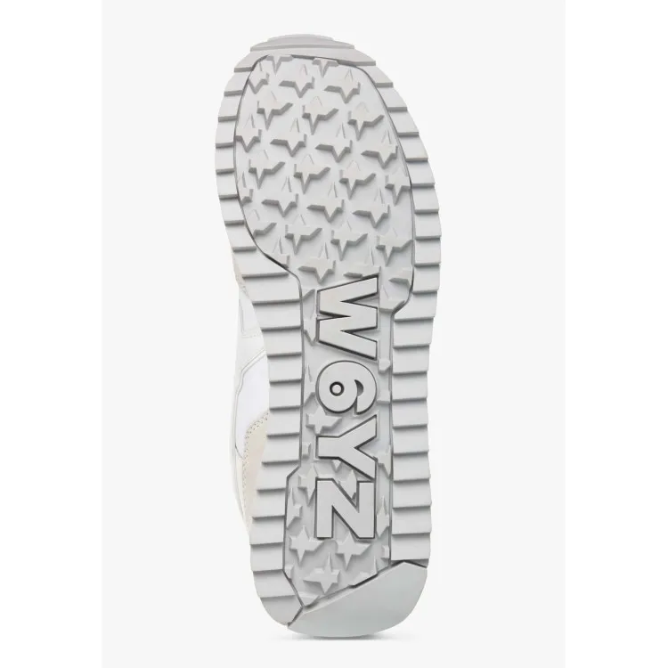 W6YZ YAK-M 2015185 17 Sneaker Uomo Stringate Bianco