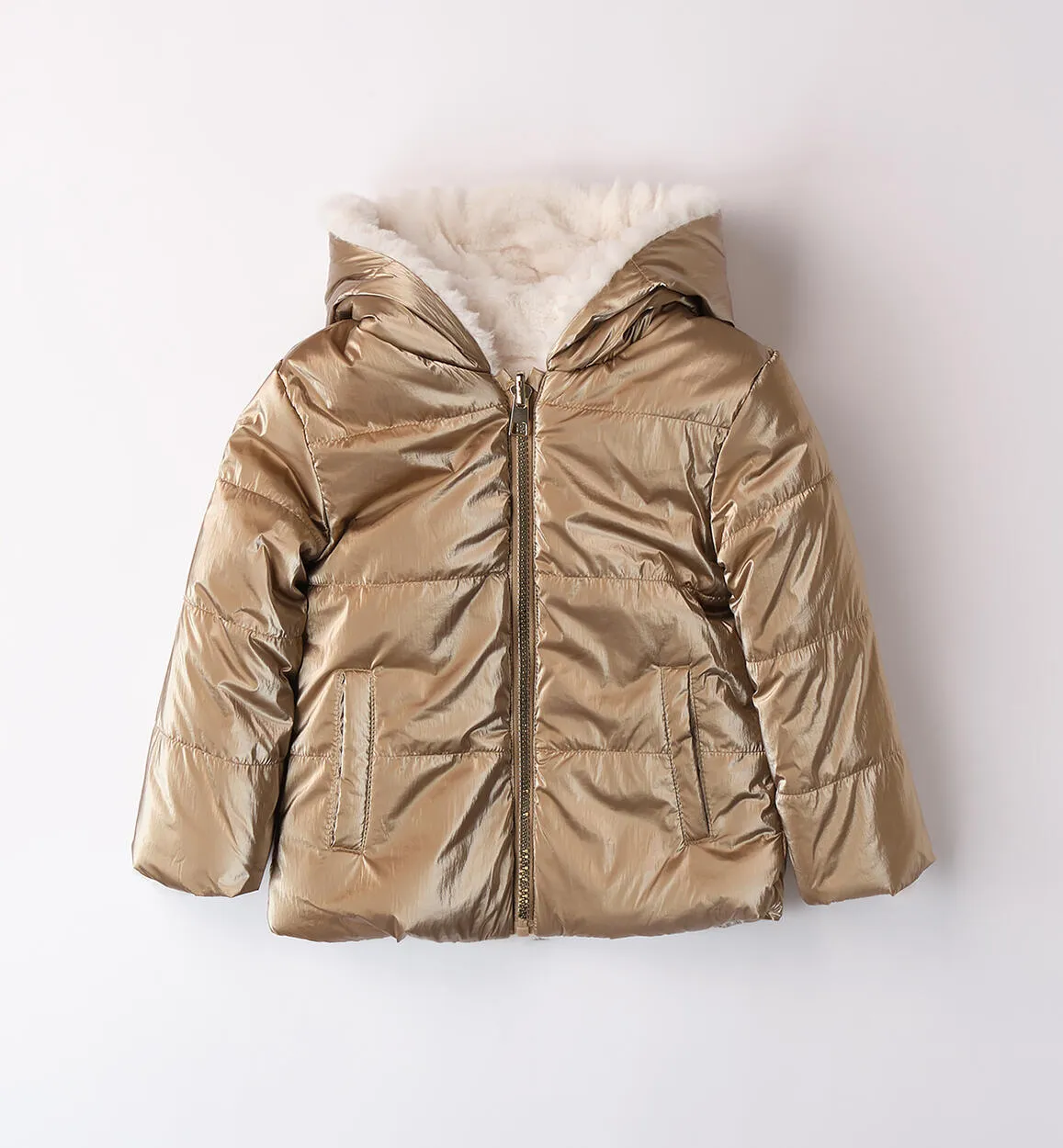 Winter baby girl down jacket