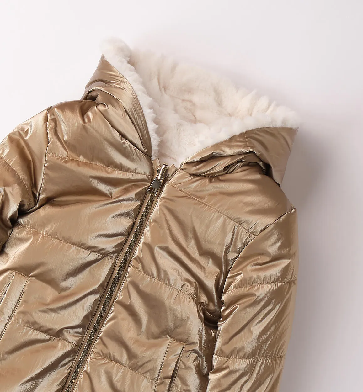 Winter baby girl down jacket