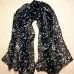 Women Lady Musical Note Chiffon Neck Scarf Shawl Muffler Scarves Echarpe Feida