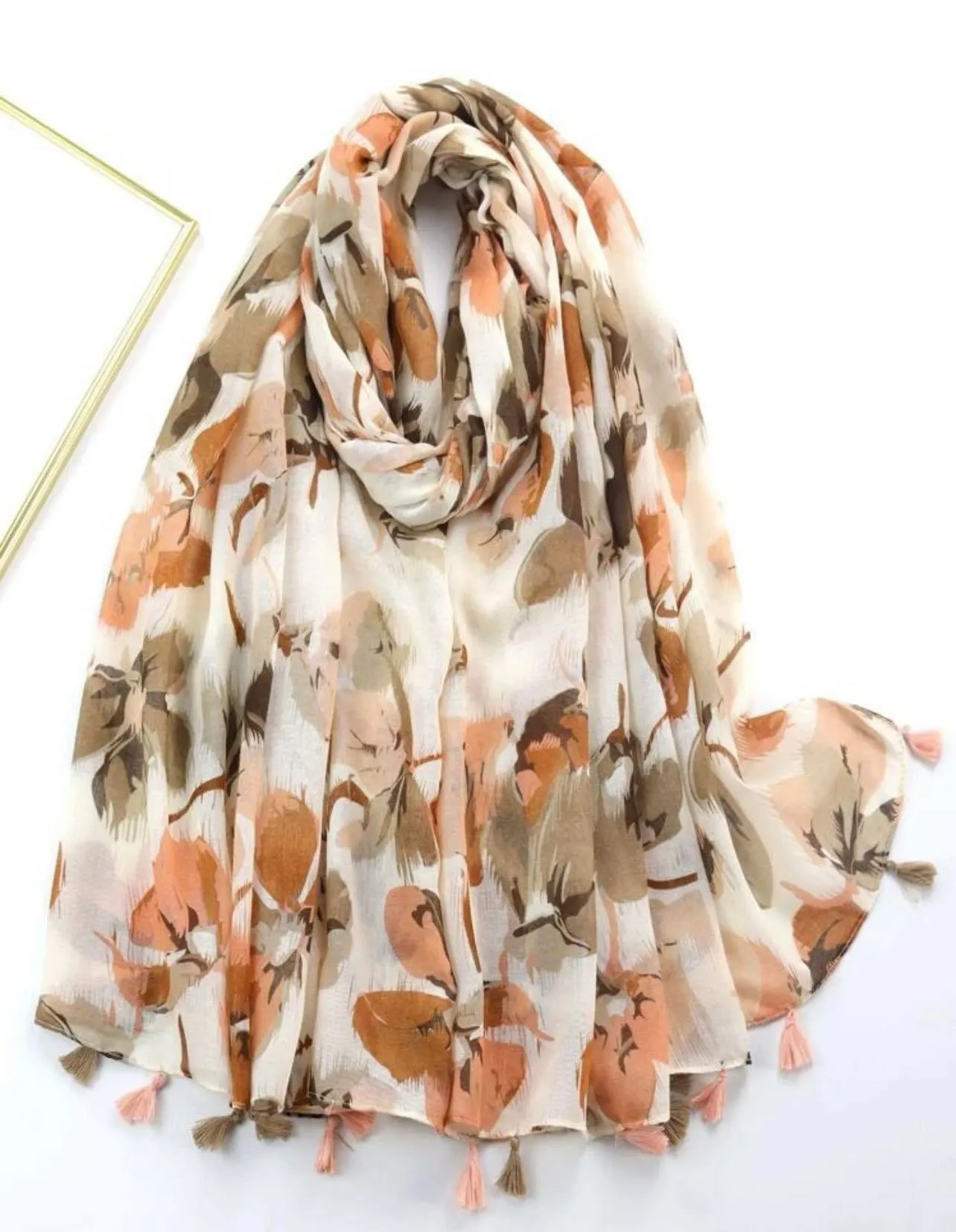 WRAP Tassel Trimmed Scarf