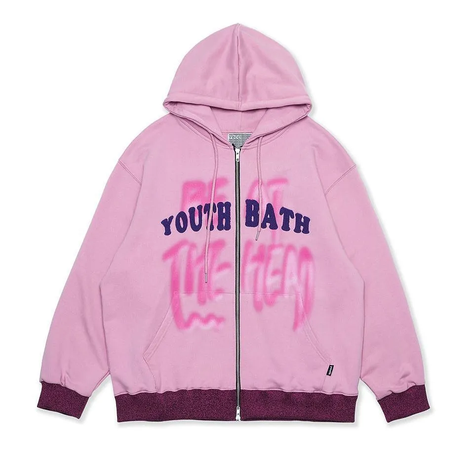 YOUTHBATH  |Unisex Blended Fabrics Street Style Tie-dye Long Sleeves