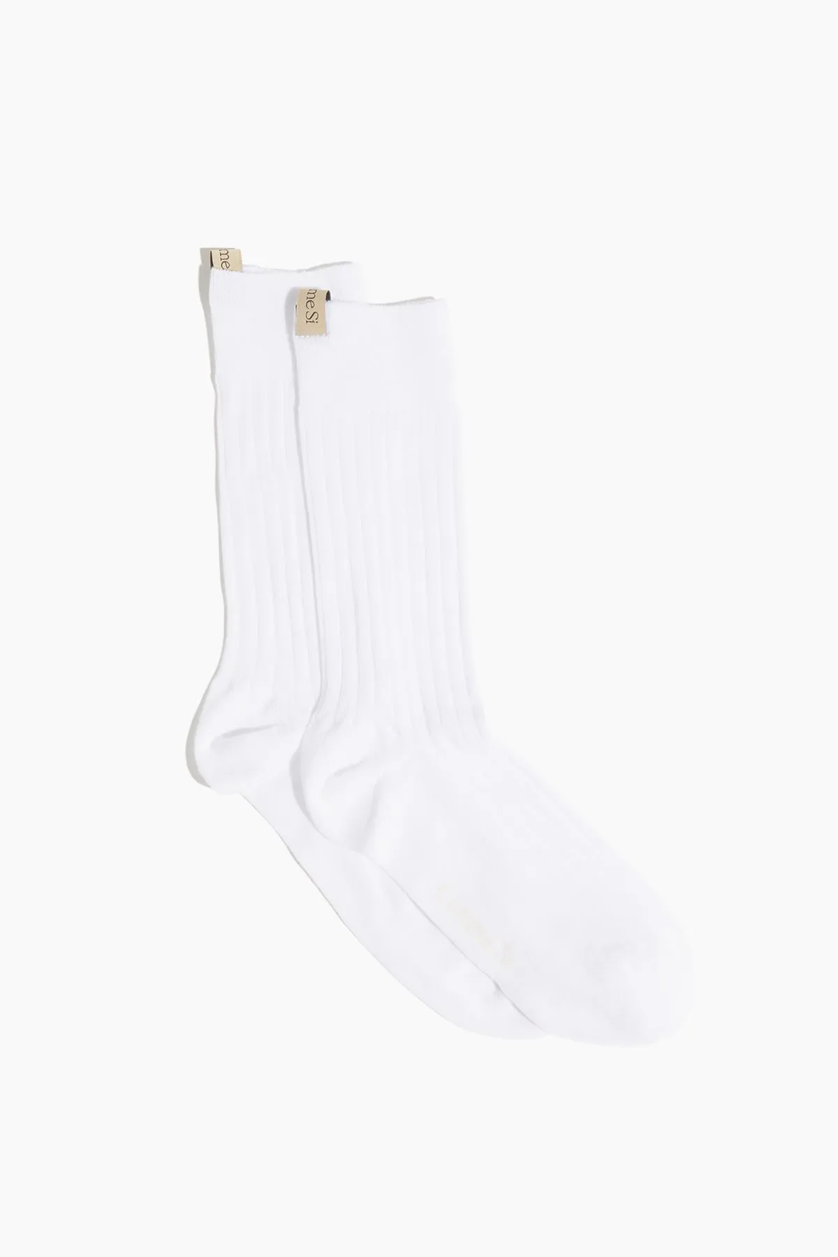 Yves Sock in White